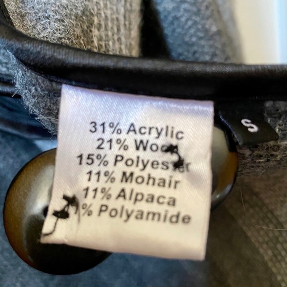 ❤️❤️RODEBJER wool- mohair Trench Coat❤️❤️ - Picture 12 of 13